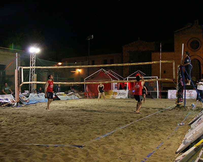 La gara di Beach Volley