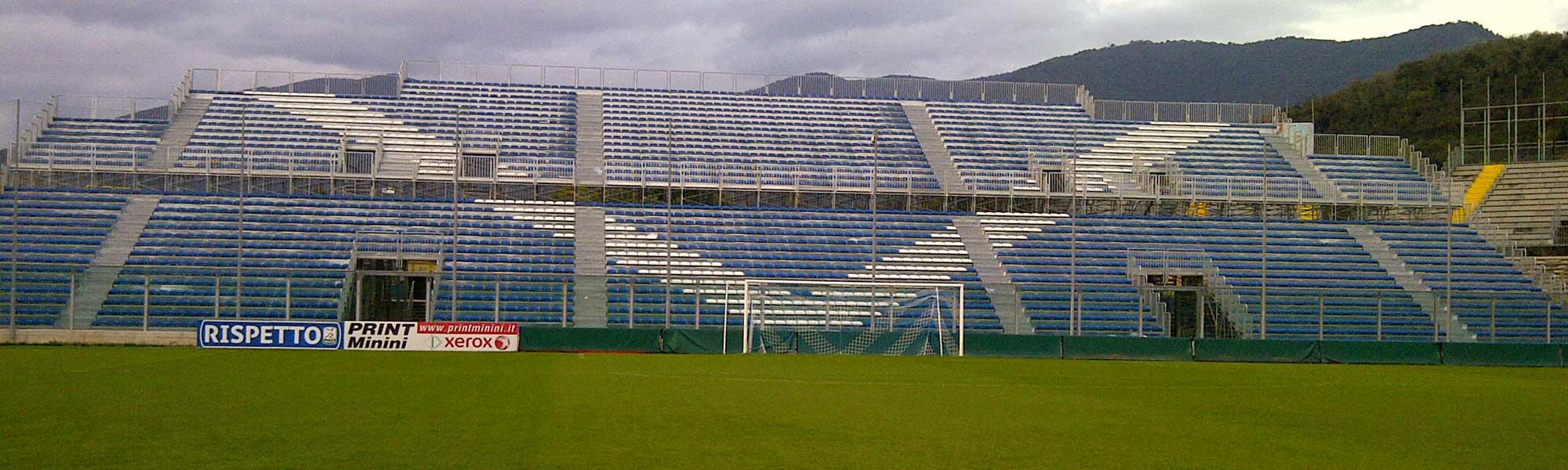 Stadio Rigamonti allestito a Brescia